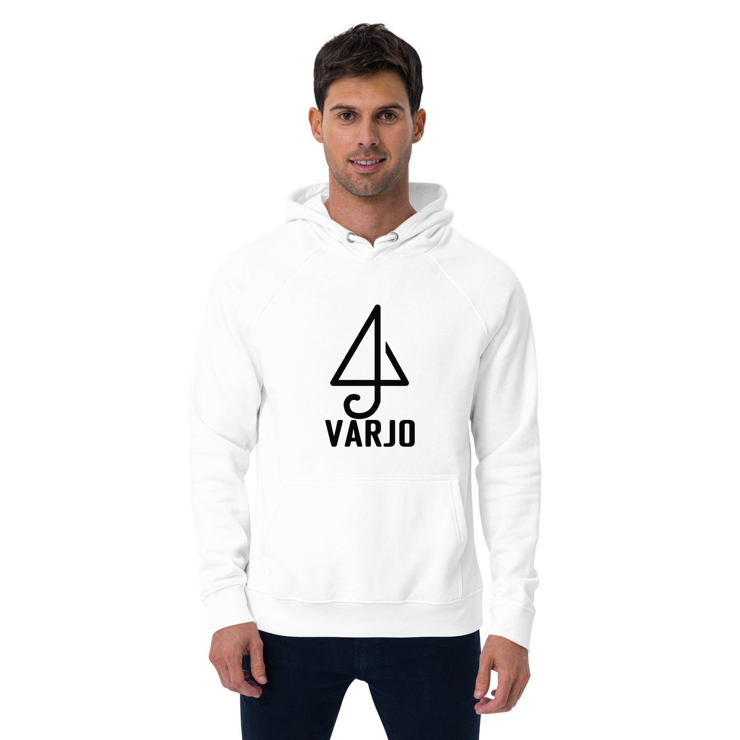 Varjo Musta Logo Huppari