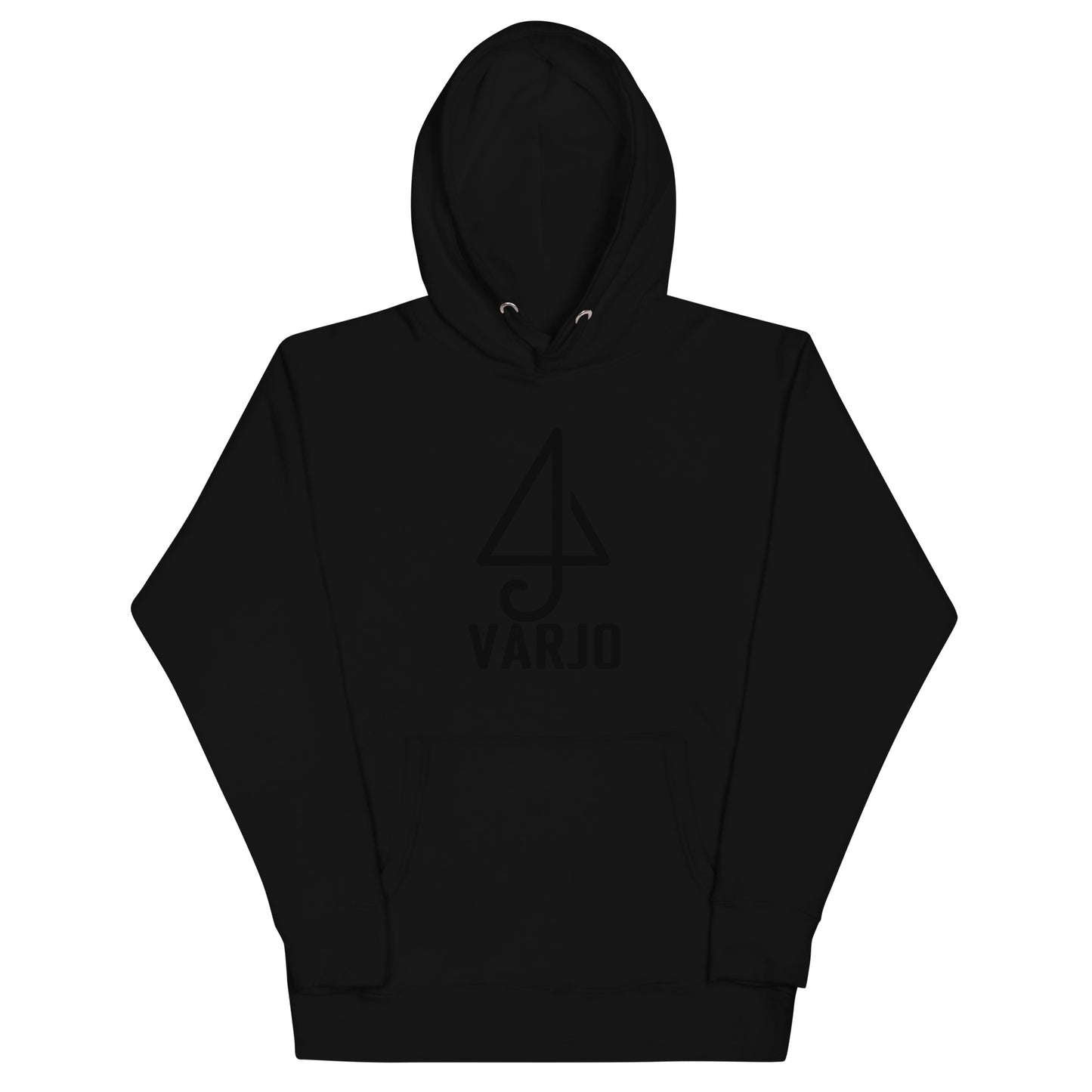 Varjo Musta Logo Huppari
