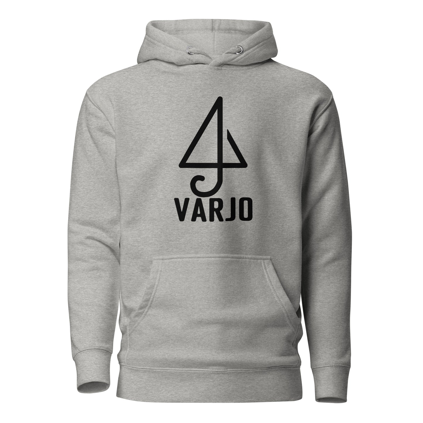 Varjo Musta Logo Huppari